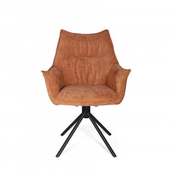 Fred Swivel Dining Chair Rust